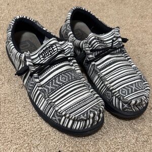Hey Dude Monochrome Patterned Loafers